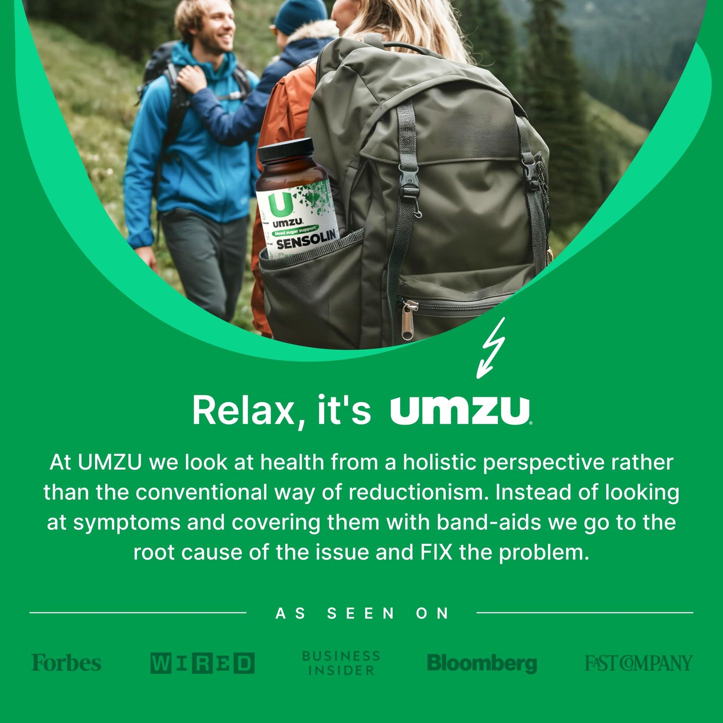 UMZU Sensolin GLP-1 Support Supplement β 30 Day Supply with Dihydroberberine, Cinnamon, Chromium & Biotin