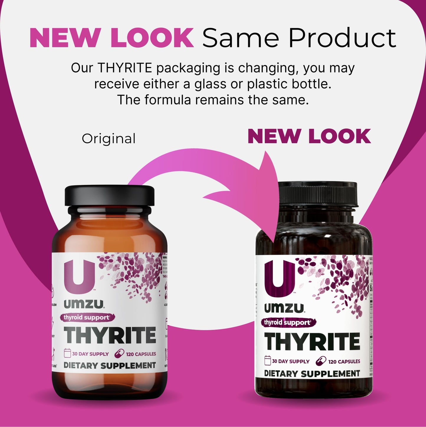 UMZU Thyrite Thyroid Support โ Metabolism & Energy (120 Capsules)