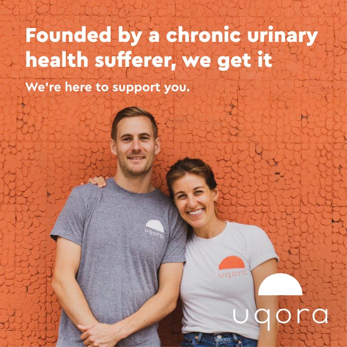 Uqora Flush Pink Lemonade โ Urinary Health Drink Mix, Gluten-Free & Vegan, 20 Packets (2 Pack)