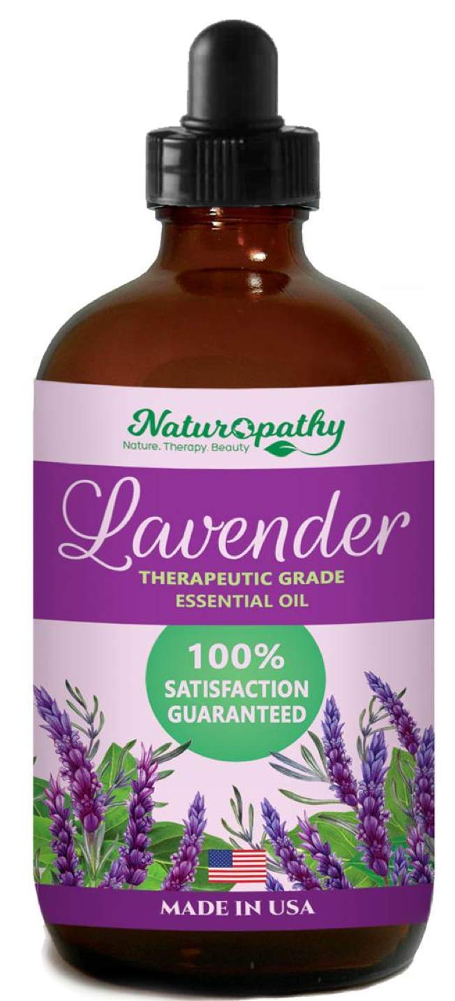 Naturopathy Lavender Essential Oil 100% Natural Therapeutic Grade โ 4 fl oz