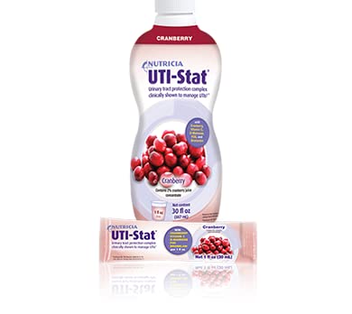 UTI-STAT Nutricia Medical Food โ Cranberry Flavor, 30 oz Bottle (Case of 4) for Urinary Tract Health