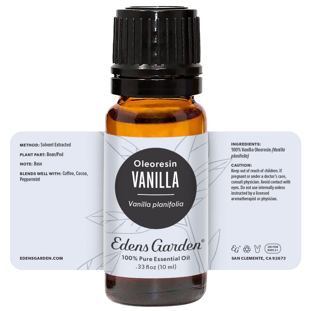 Edens Garden Vanilla Oleoresin Essential Oil โ 10 ml, 100% Pure Premium Grade