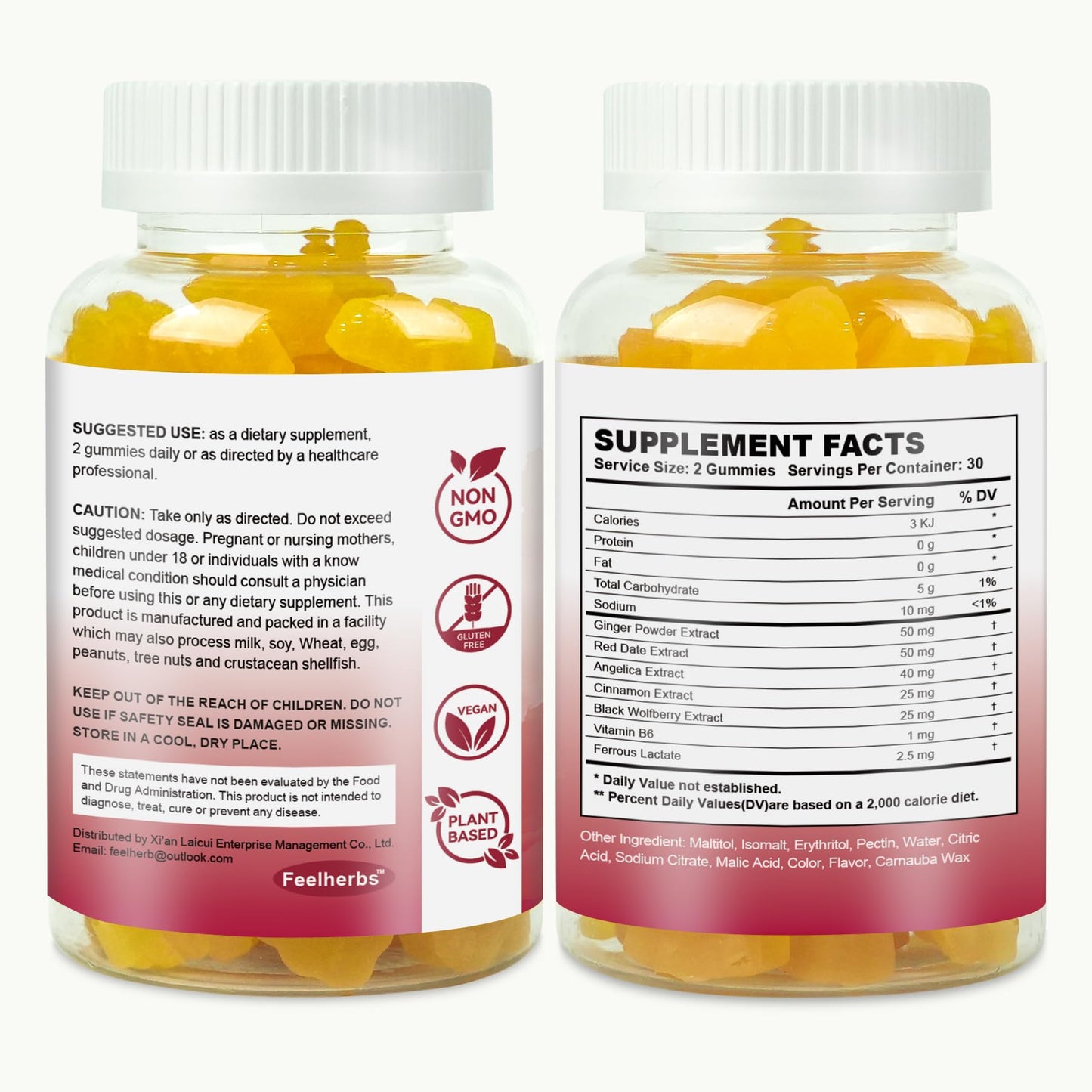 Womb Gummies for Women โ Fertility Support, Pineapple Balance, Vegan & Gluten-Free (60 Count)