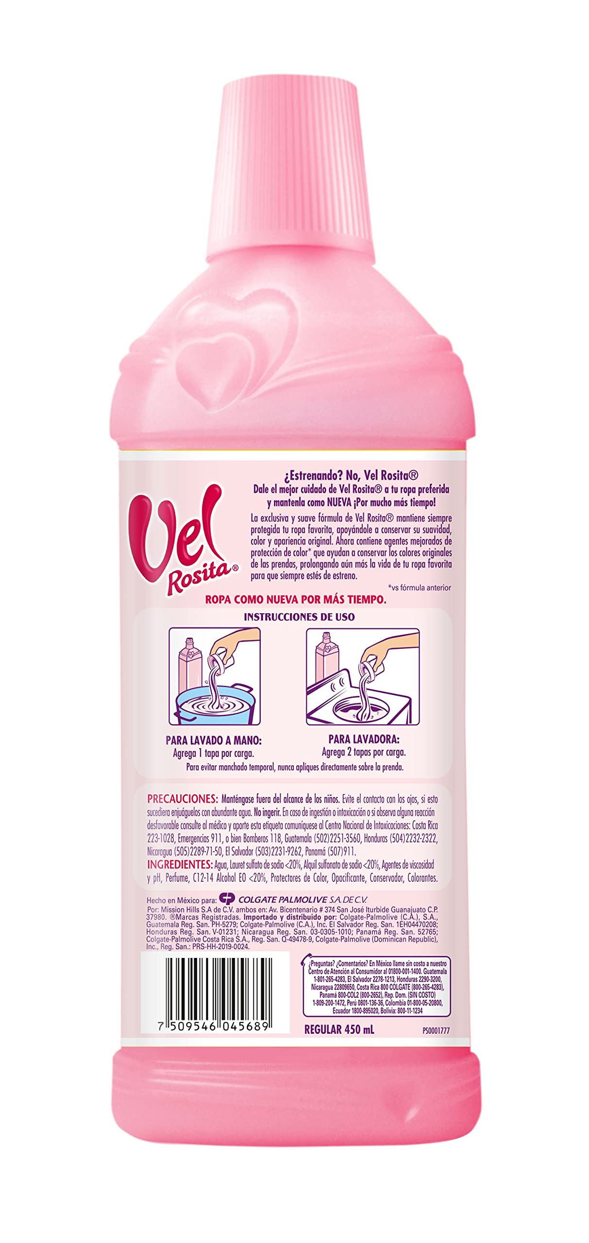 Vel Rosita Delicada Liquid Laundry Detergent 450 ml โ Gentle on Delicates