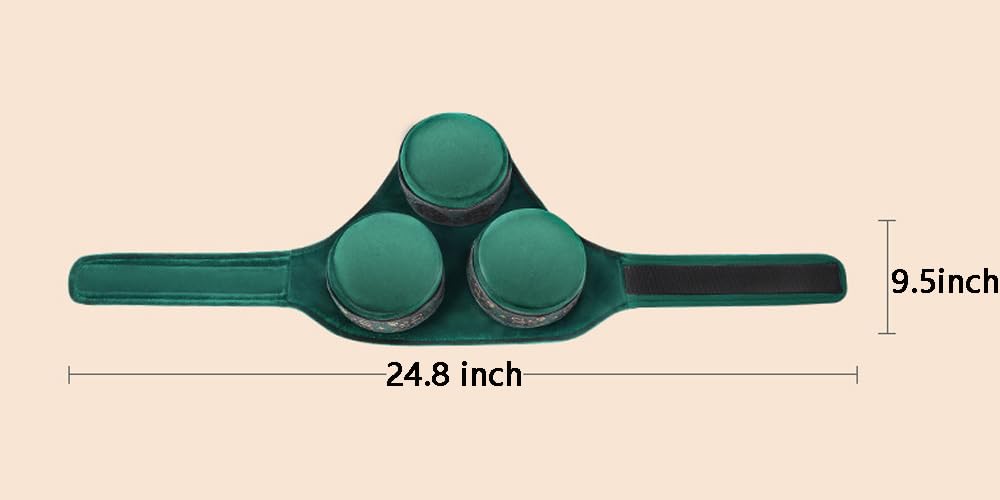 Velorique Smokeless Copper Moxa Box | Copper Tank Moxibustion Tool with Ai Jiu Bag for Neck, Shoulder, Back โ Remove Dampness