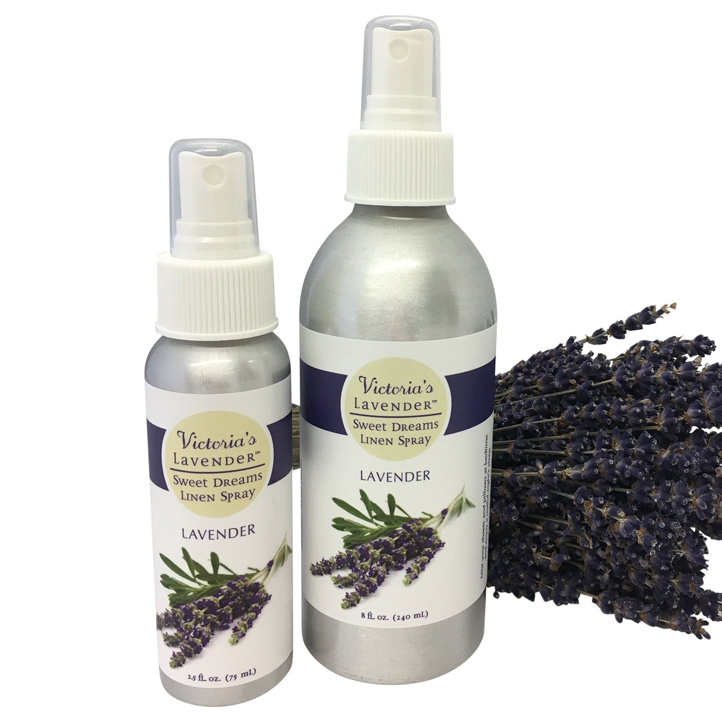 Victoria's Lavender Aromatherapy Pillow & Linen Mist โ Made in USA (8 oz + 2 oz)