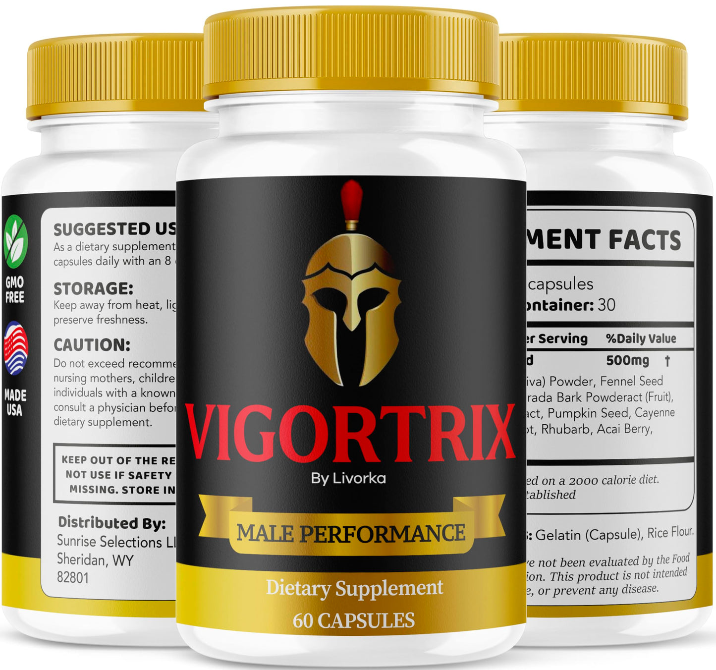 Vigortrix - Vigortrix Pills Advanced Formula Reviews, 60 Capsules for 1 Month