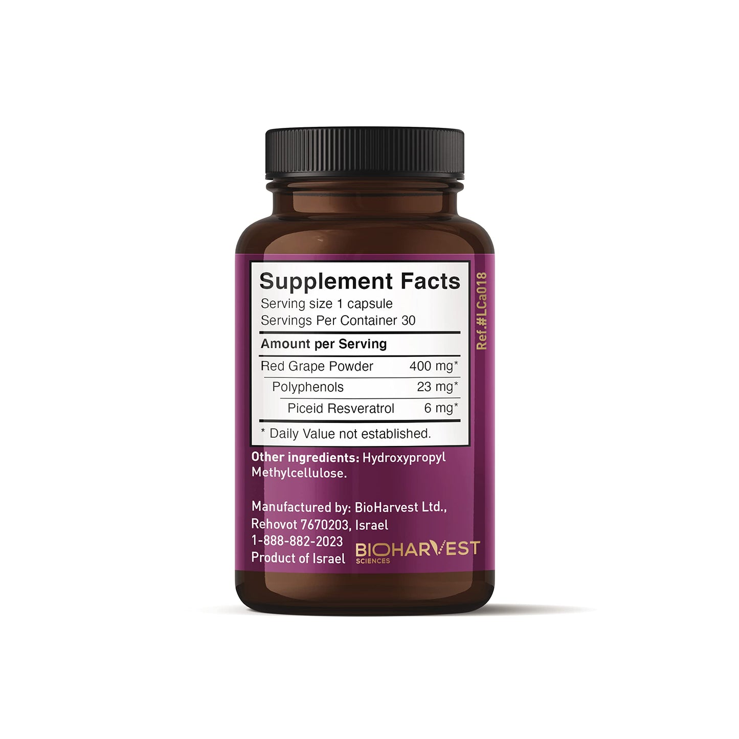 VINIA Piceid Resveratrol Supplement β Blood Flow & Heart Health (Non-GMO, 30 Count)
