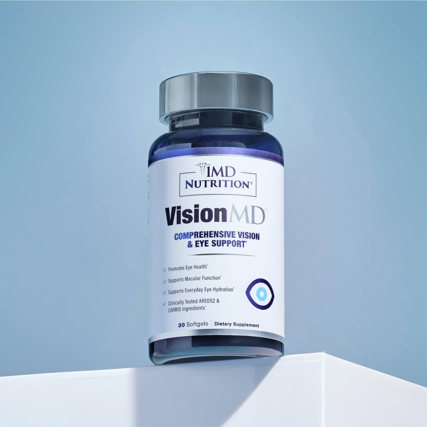 1MD Nutrition VisionMD Eye Carmis โ Lutein & Zeaxanthin AREDS2 Formula | 90 Softgels (3-Pack)