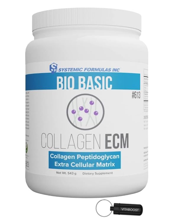 VitaBoost Systemic Formulas Collagen ECM #613 โ Collagen Powder for Hair, Skin, Nails