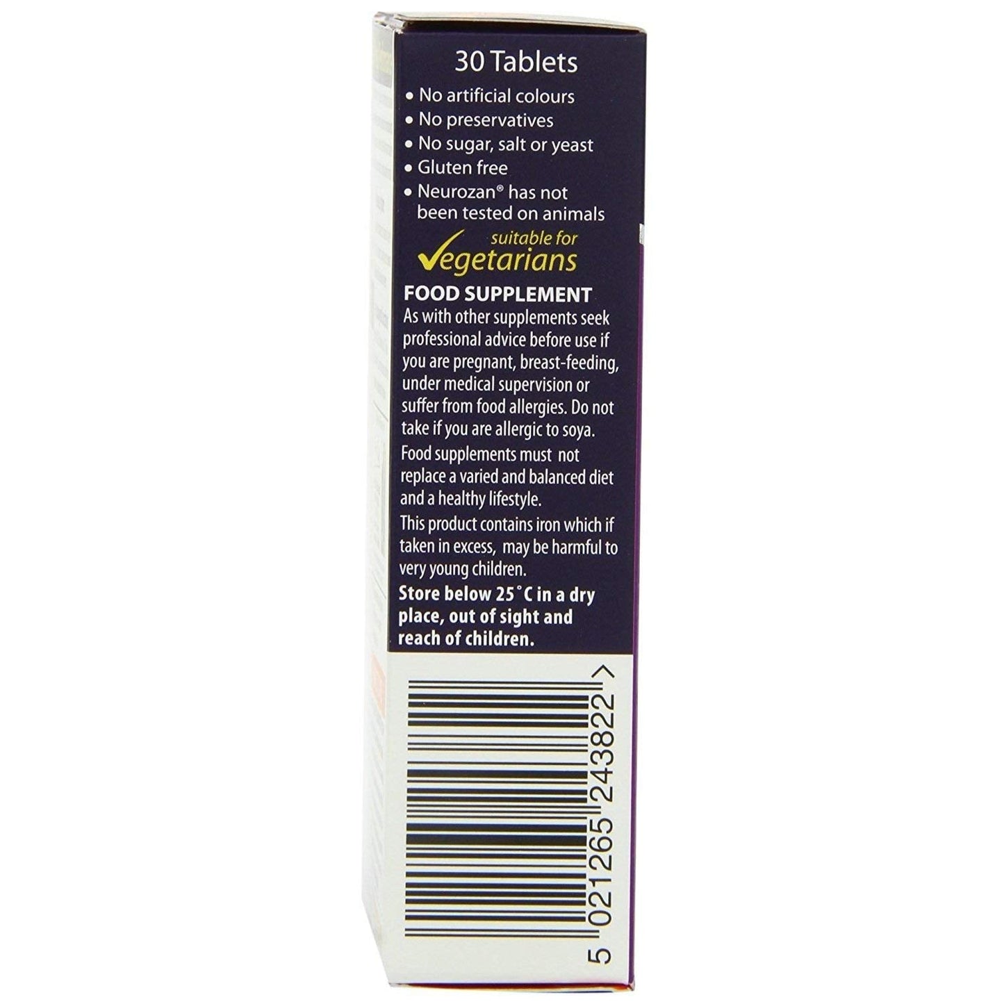 Vitabiotics Neurozan Twin Pack (30 Tablets each) โ Brain & Cognitive Support