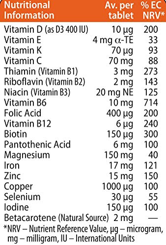 Vitabiotics Pregnacare Original โ 30 Tablets | Prenatal Vitamin