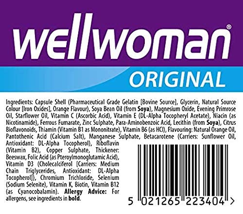 Vitabiotics Wellwoman Original 90 Tablets | Wellwoman 90 Capsules