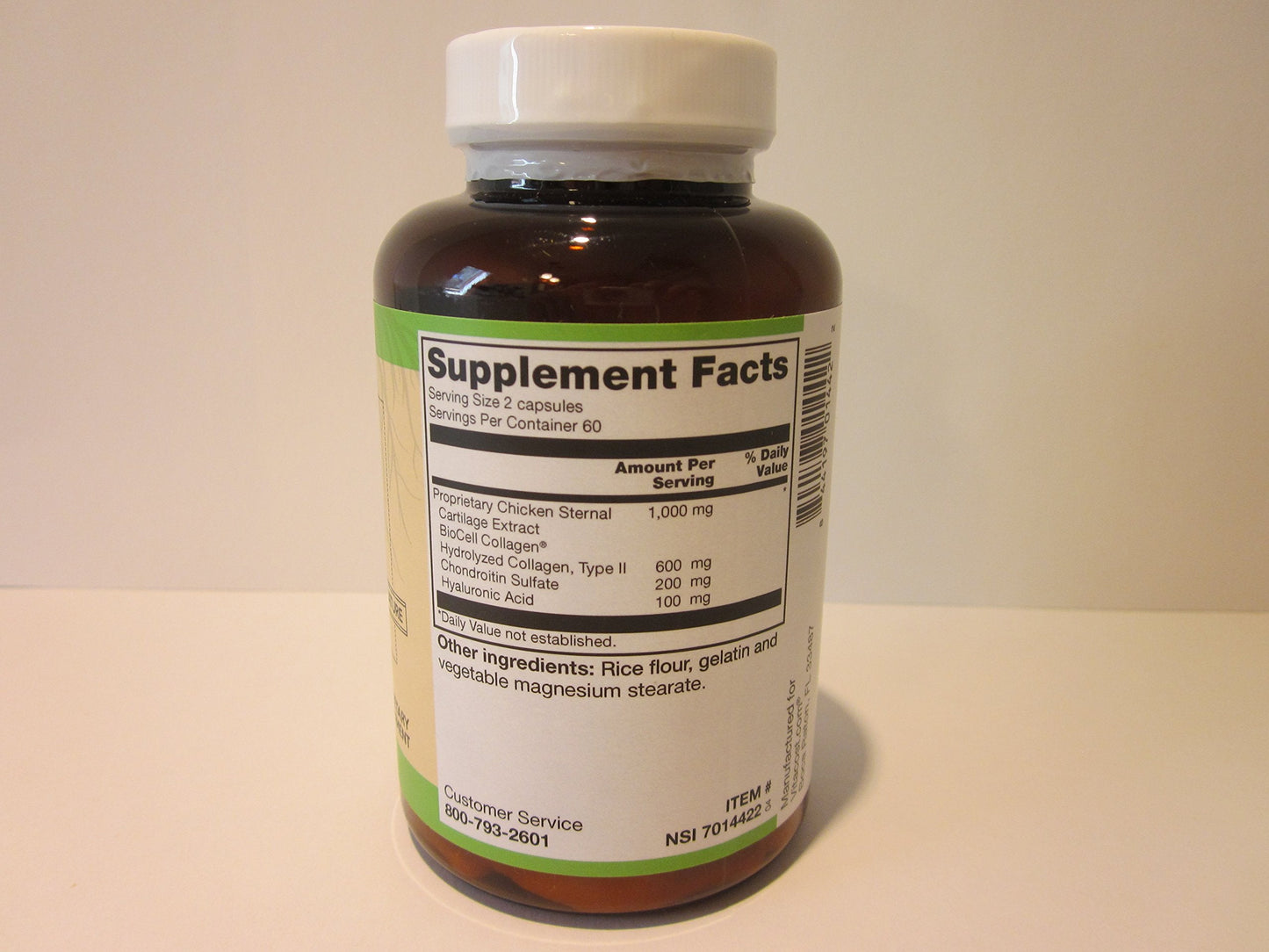 Vitacost Hyaluronic Acid with BioCell Collagen II โ 100 mg per Serving | 120 Capsules