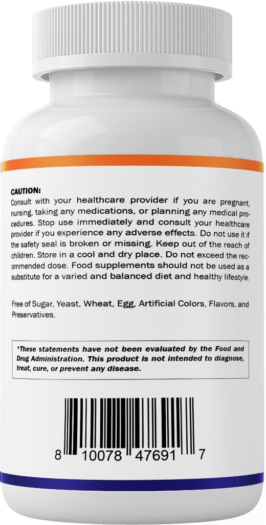 Vitamatic Benfotiamine 300mg + Vitamin B1 300mg โ 120 Vegetarian Capsules โ Made in USA โ Gluten Free โ Non-GMO