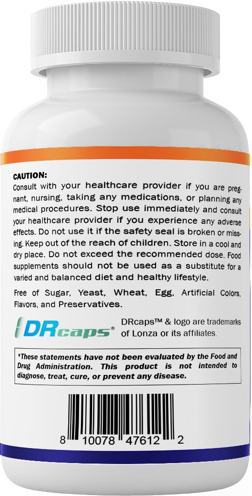 Vitamatic Bifidobacterium Lactis Probiotic – 20B CFU per DR Capsule – 120 Count (2-Pack)