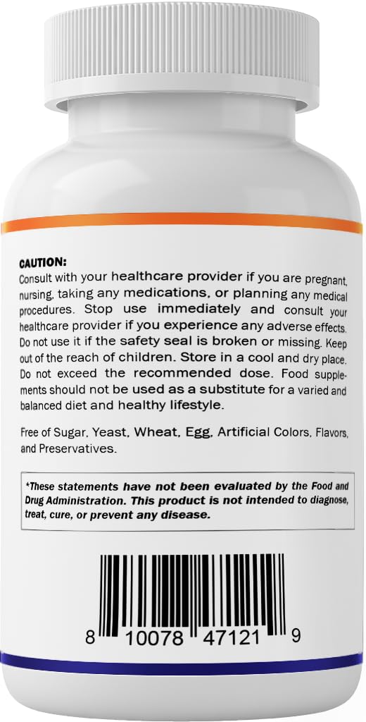 Vitamatic Quercetin with Bromelain – 120 Vegetarian Capsules | Non-GMO & Gluten Free