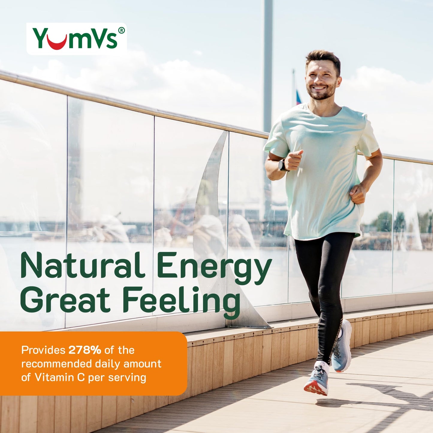 Vitamin C Gummies for Adults โ 250 mg Orange Flavor | YumVs VIT C Gummies