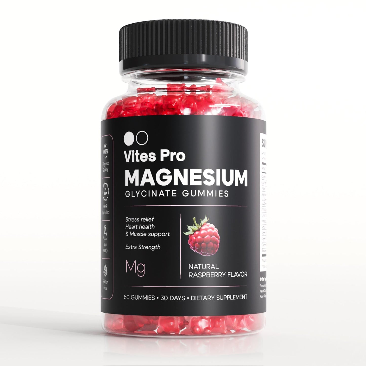 VITES PRO Magnesium Glycinate Gummies โ Sleep & Recovery (60 Gummies)
