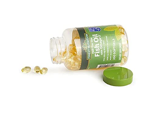 Walgreens Half-The-Size Fish Oil 1200 mg Softgels โ 200 Count | Alaskan Wild-Caught