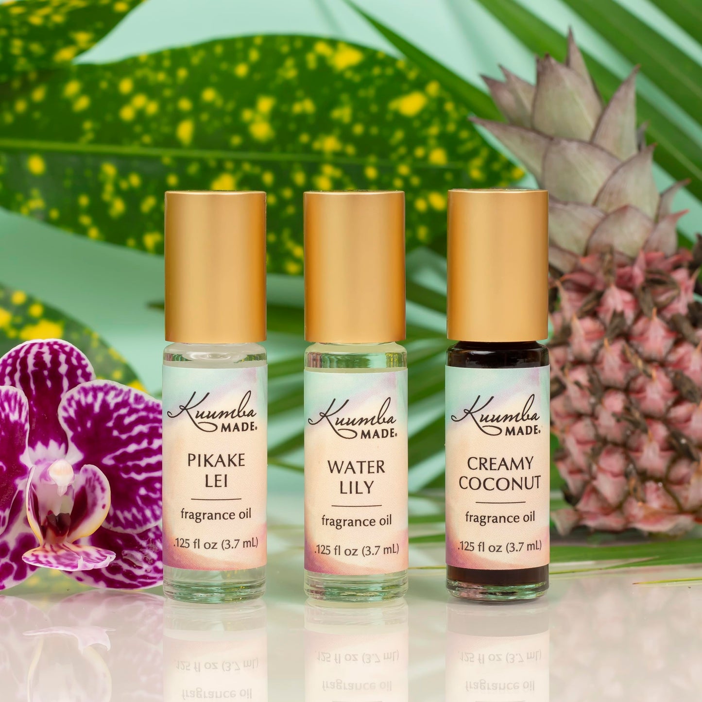Kuumba Made Water Lily Fragrance Oil | Long-Lasting Alcohol-Free Roller, 0.125 fl oz