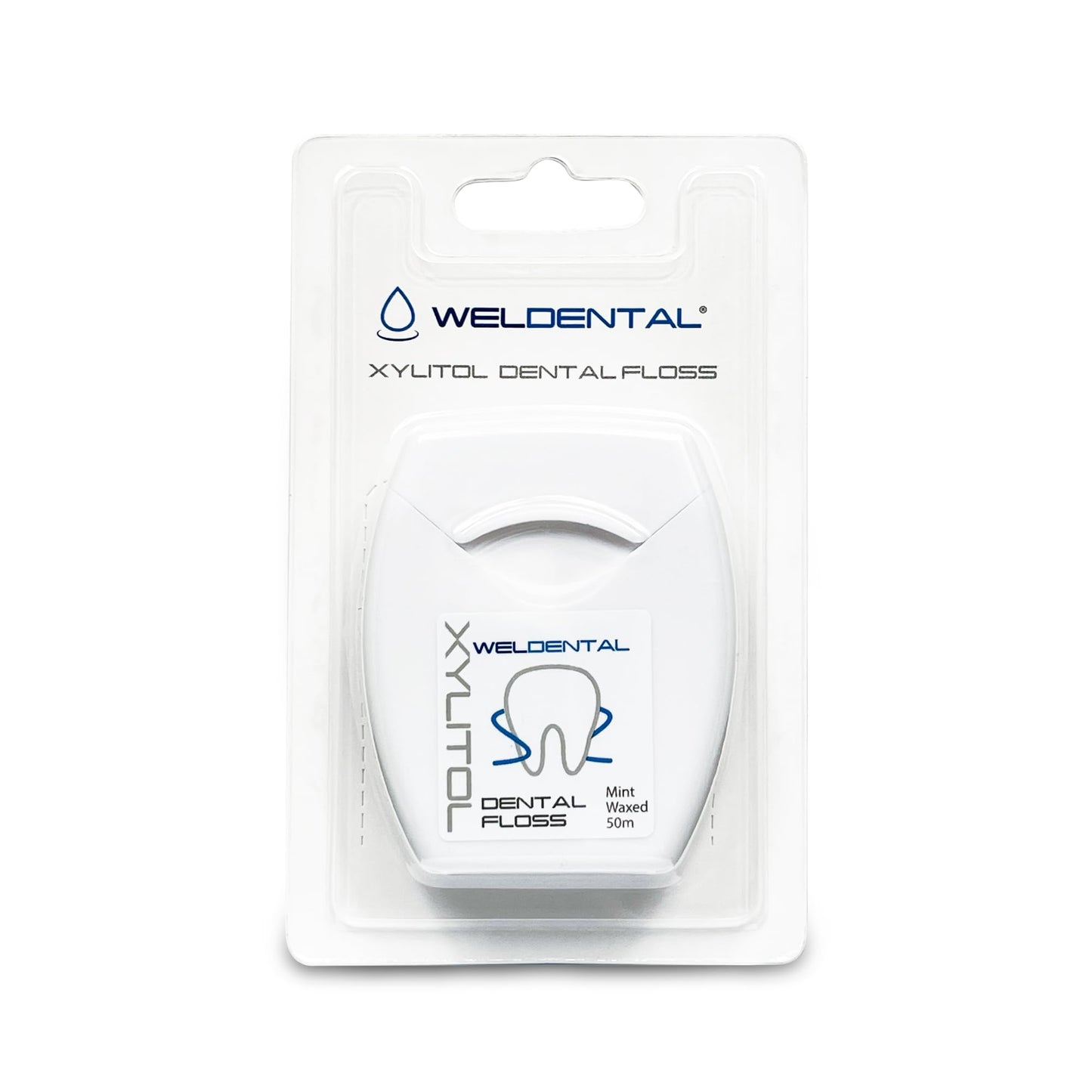 Weldental Xylitol Dental Floss 50m โ 164ft per Pack (4-Pack) | PFAS-Free