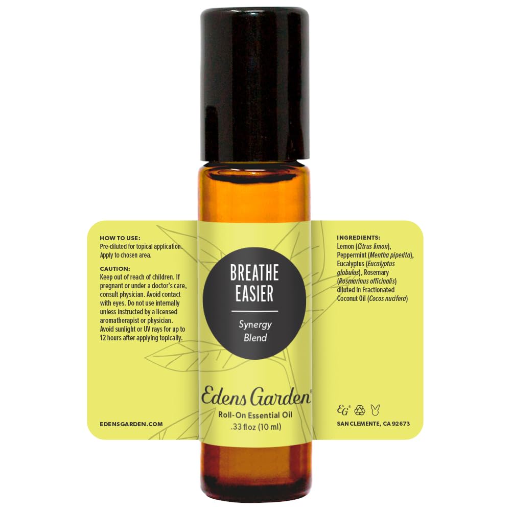 Edens Garden Breathe Easier Roll-On โ 10 ml Pure Essential Oils