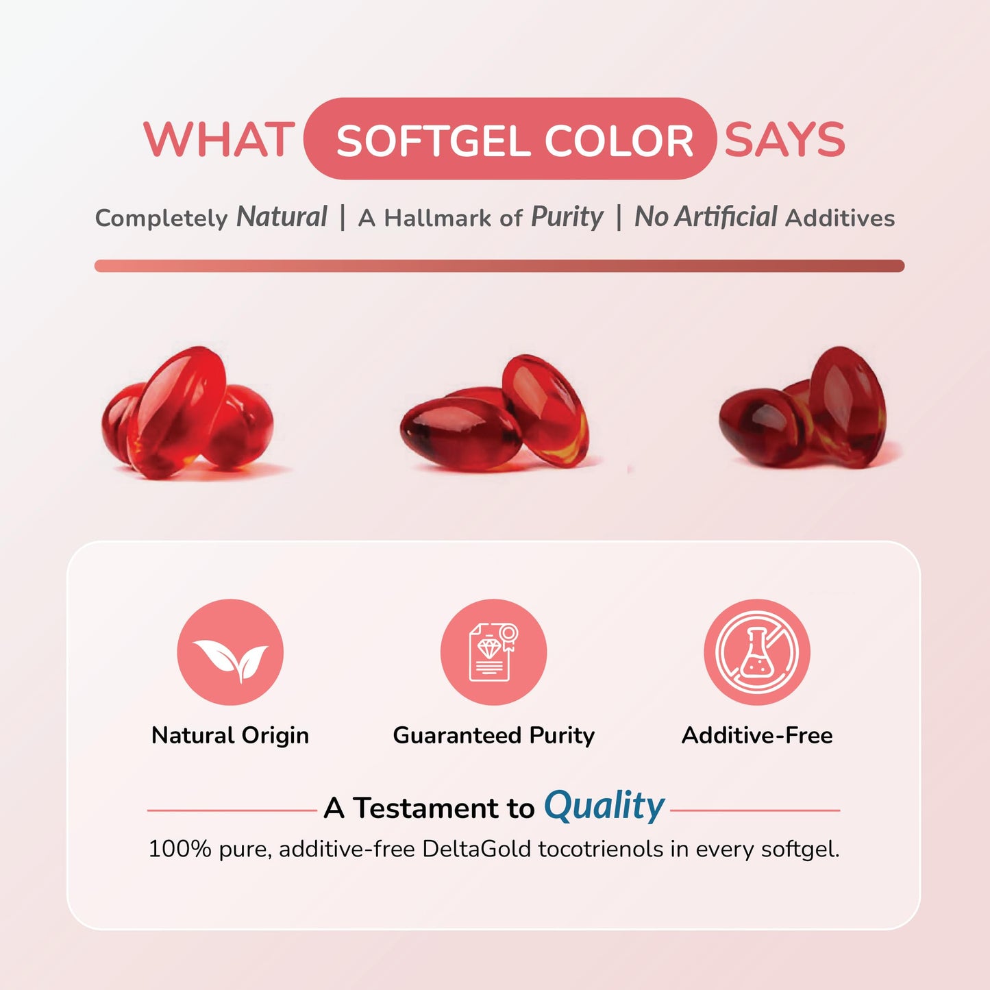 Wellness Extract Annatto Tocotrienols Vitamin E Supplement โ Tocopherol-Free, Non-GMO, Gluten-Free, 300 mg, 60 Softgels