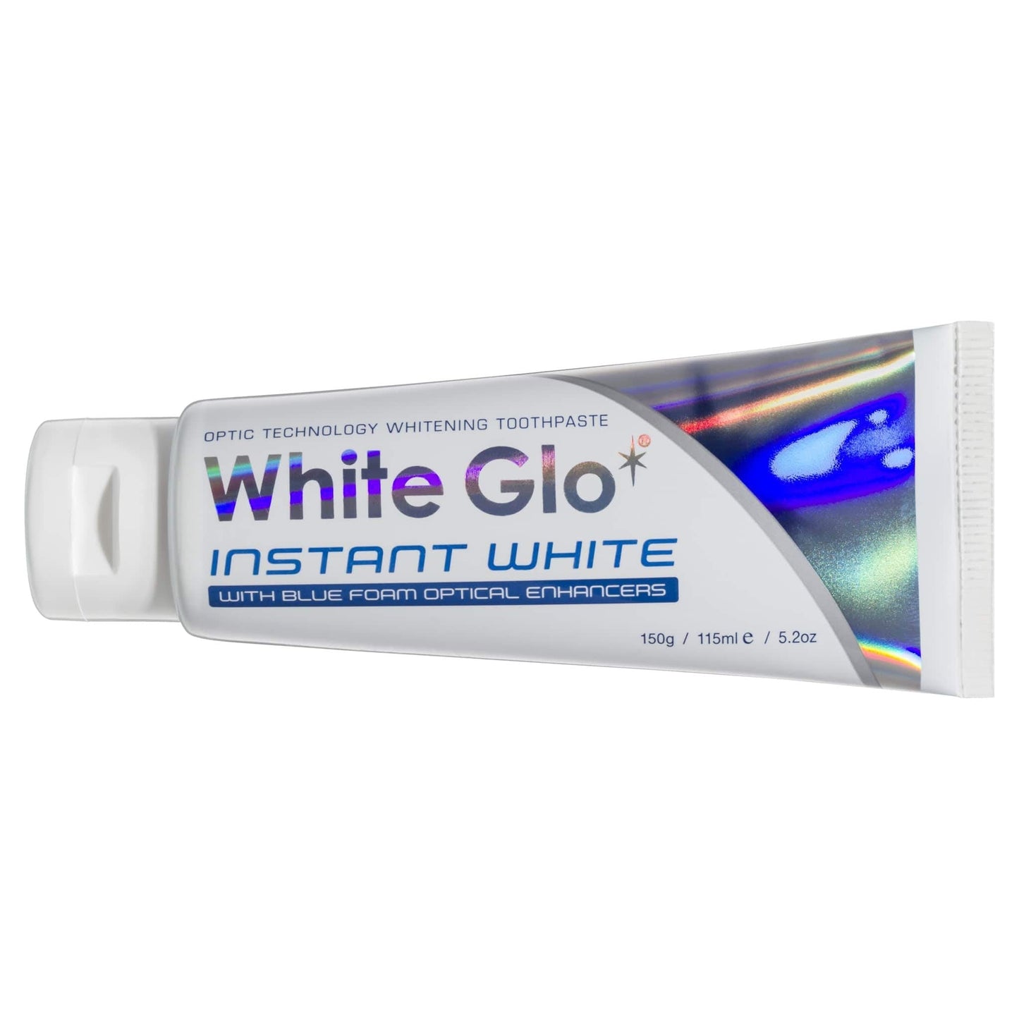 White Glo Instant White Optic Technology Toothpaste + Toothbrush โ Instant Whitening