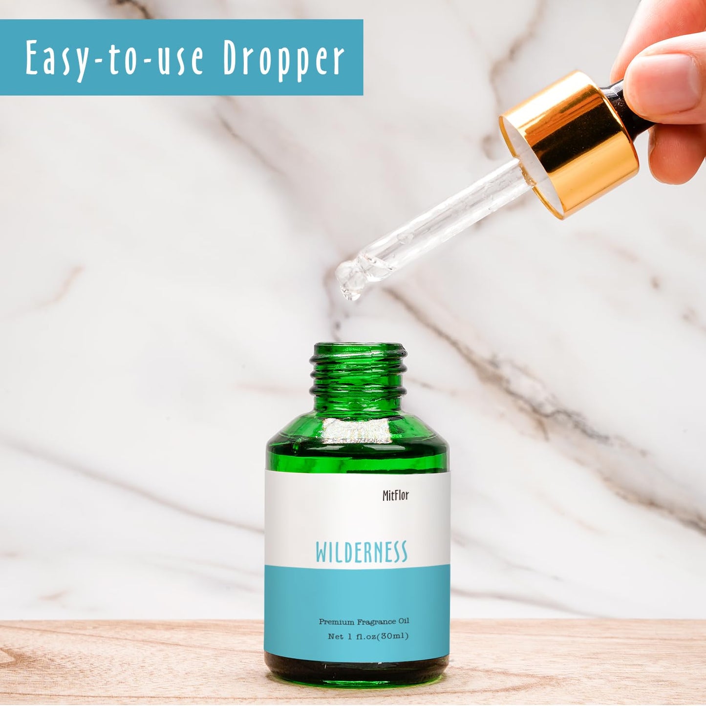 Wilderness Fragrance Oil โ MitFlor 30ml Diffuser Essential Oil | Premium Grade for Soap, Candle Making, and Men's Cologne