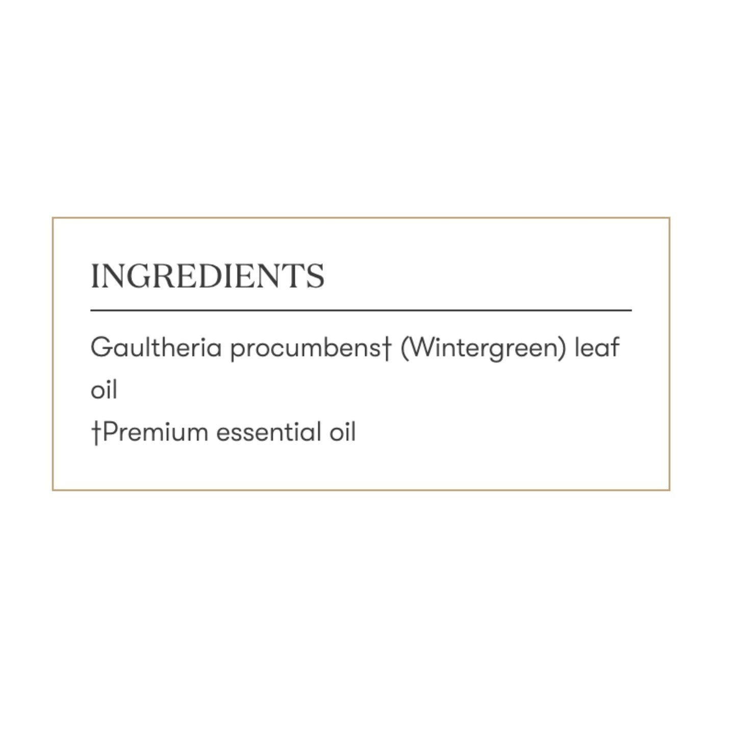 Wintergreen Pure Essential Oil 15ml โ Young Living | Soothing Massage Oil | Minty Aroma