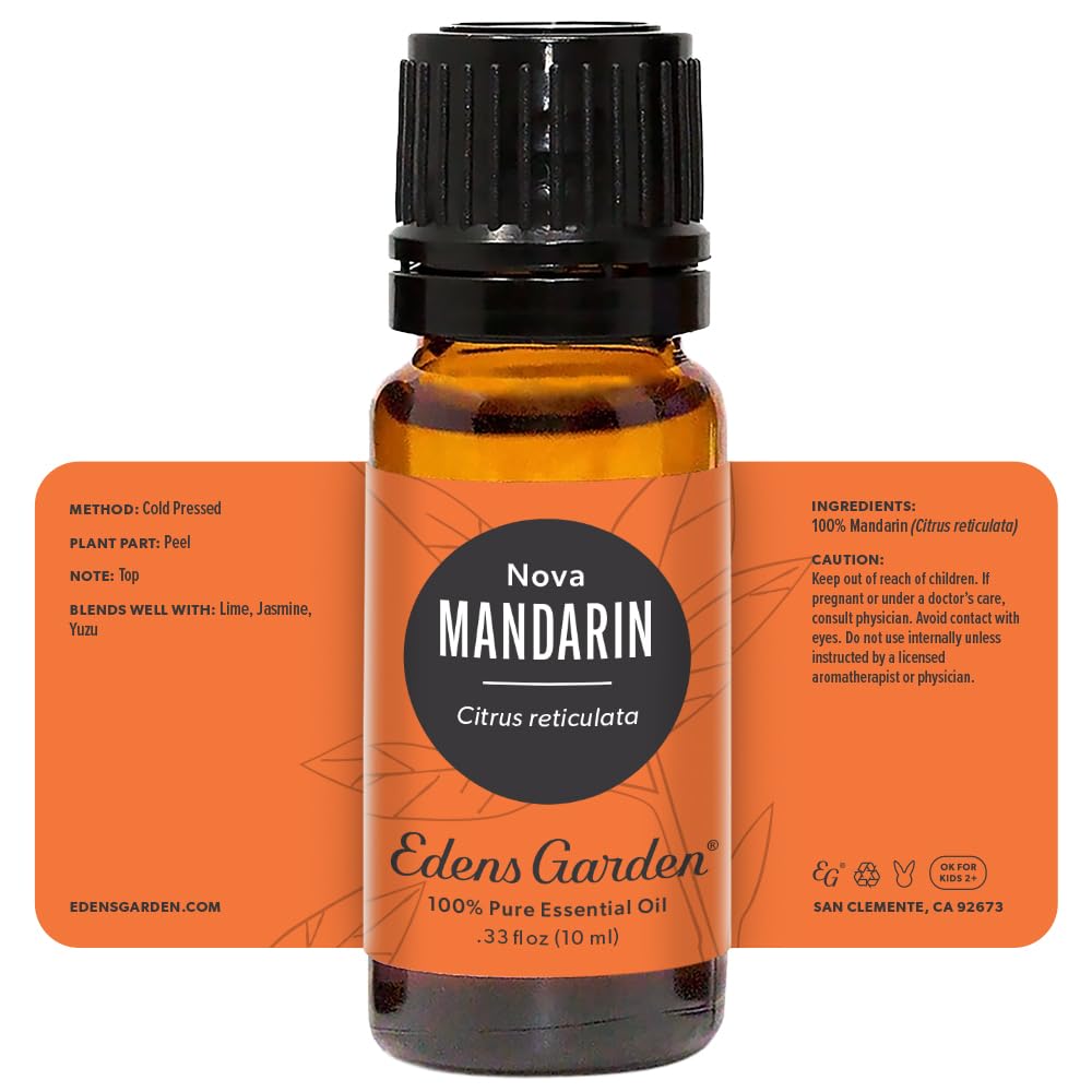 Edens Garden Mandarin Nova Essential Oil โ 100% Pure Premium Grade, 10 ml | Therapeutic Aromatherapy