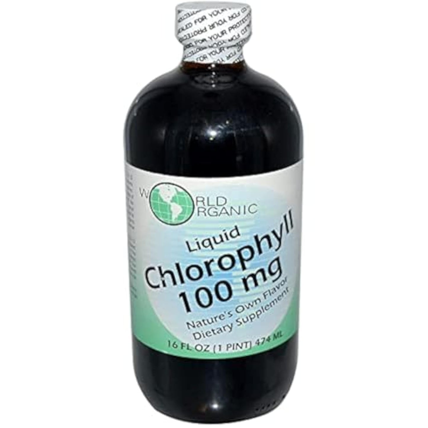 World Organics Organic Chlorophyll Liquid โ Preservative-Free from Alfalfa