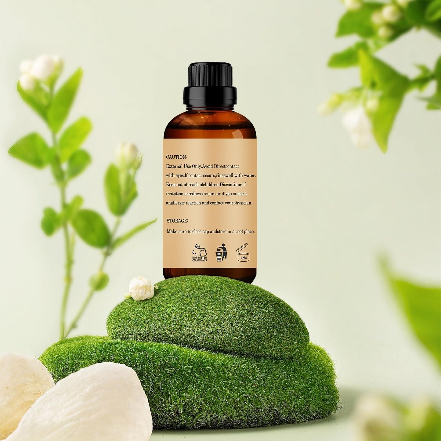 Wuvezrub Jasmine Essential Oil 30ML โ Pure & Natural for Aromatherapy Diffusers | 1 Fl Oz