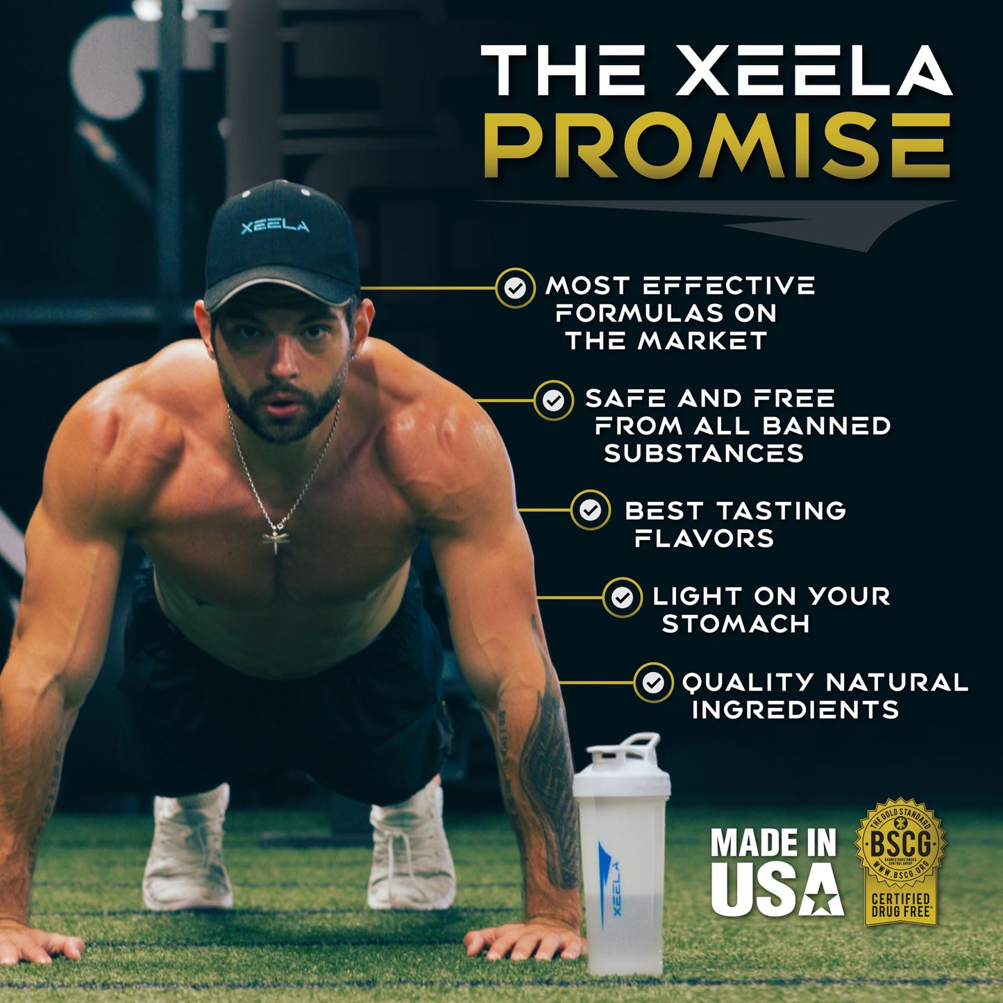 XEELA Creatine for Lean Muscle Gain โ Unflavored, 60 Servings | Creapure, Vegan