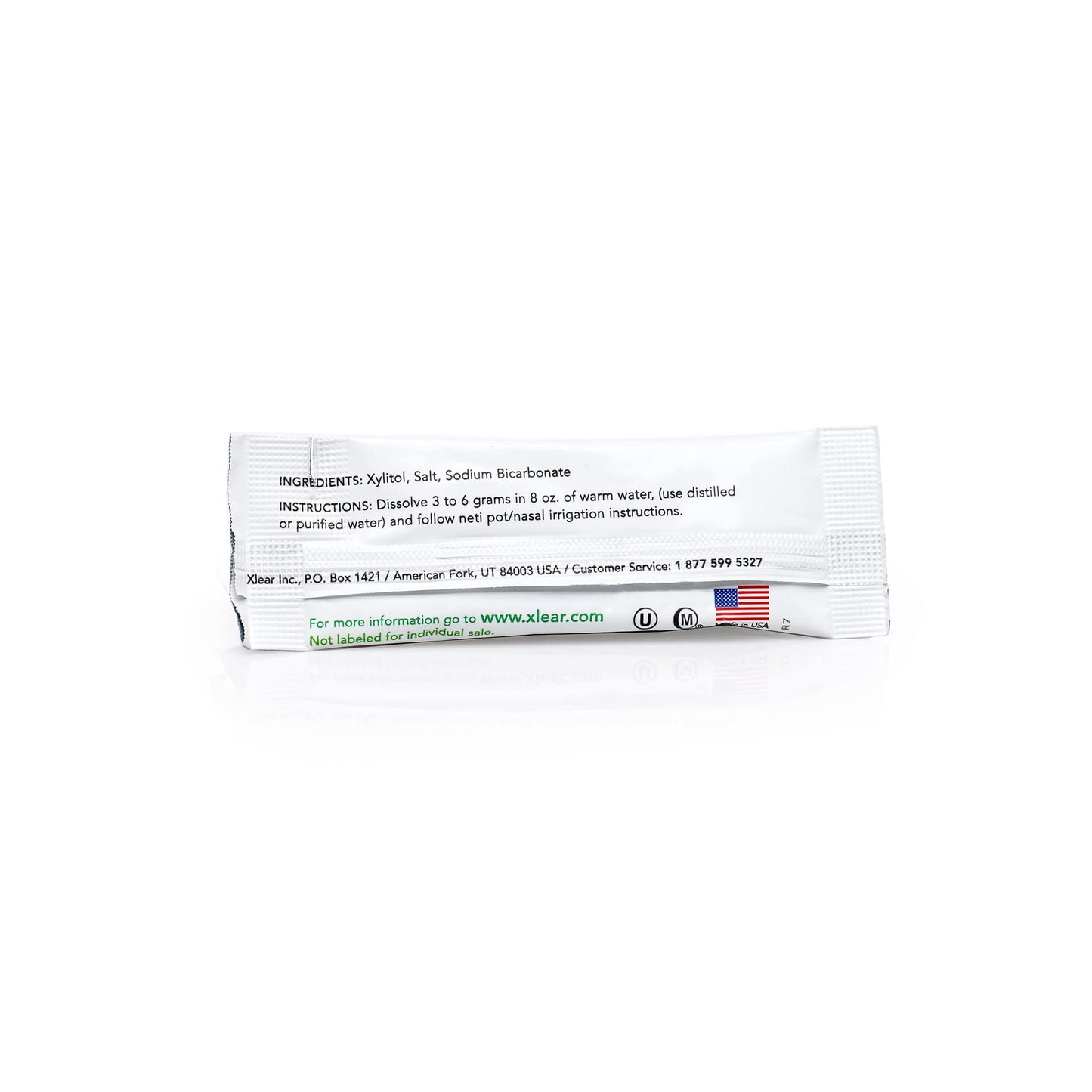 Xlear Natural Xylitol Sinus Rinse Refills โ Pack of 2 (50 Count) for Easy Nasal Cleansing