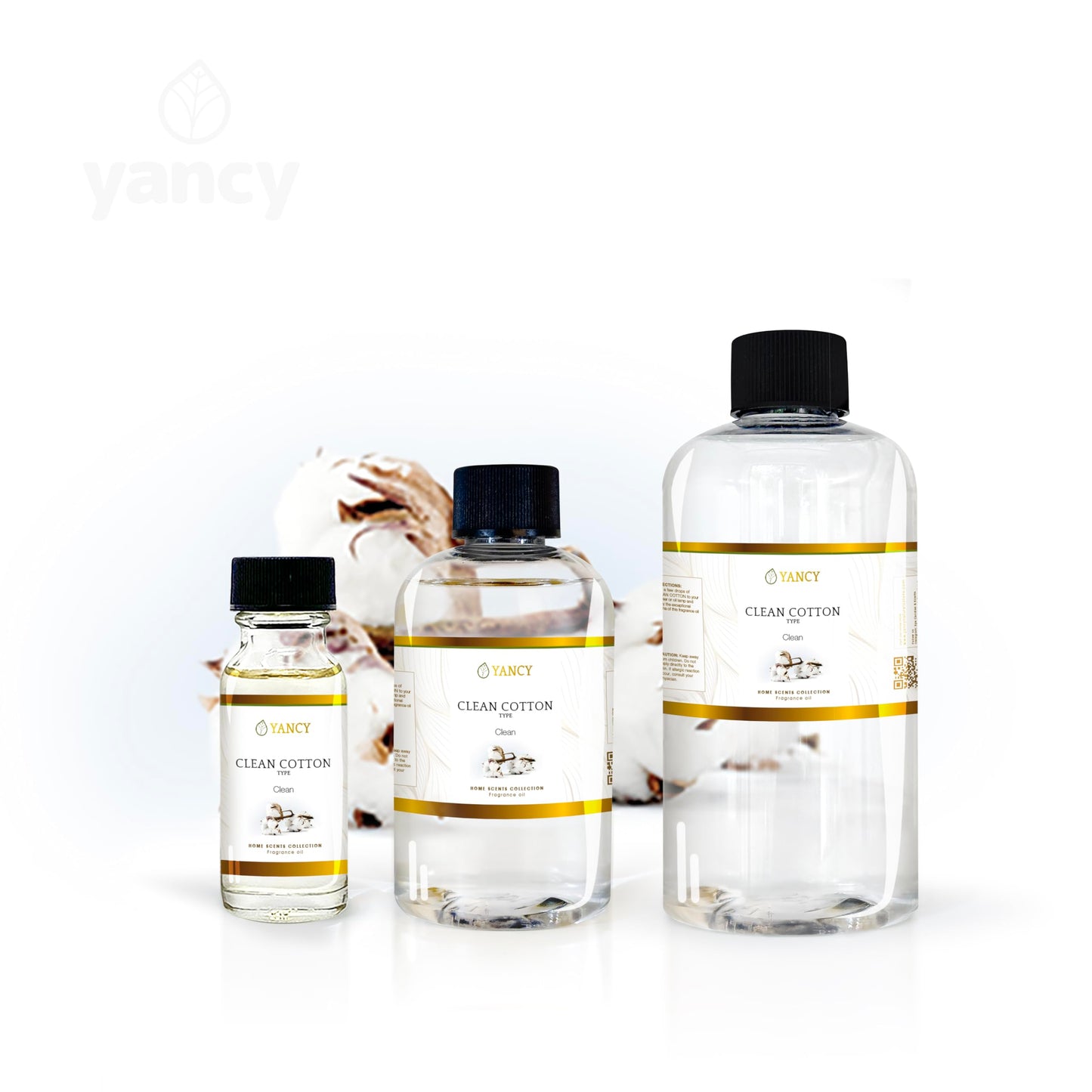 YANCY Clean Cotton Fragrance Oil 1/2 oz โ Crisp Linen Scent for Diffusers