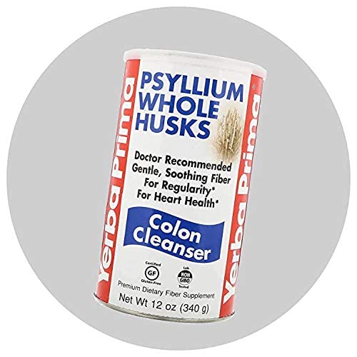 Yerba Prima Psyllium Whole Husks Pack of 2 โ All Natural Fiber, Gluten Free, Non-GMO, Made in USA