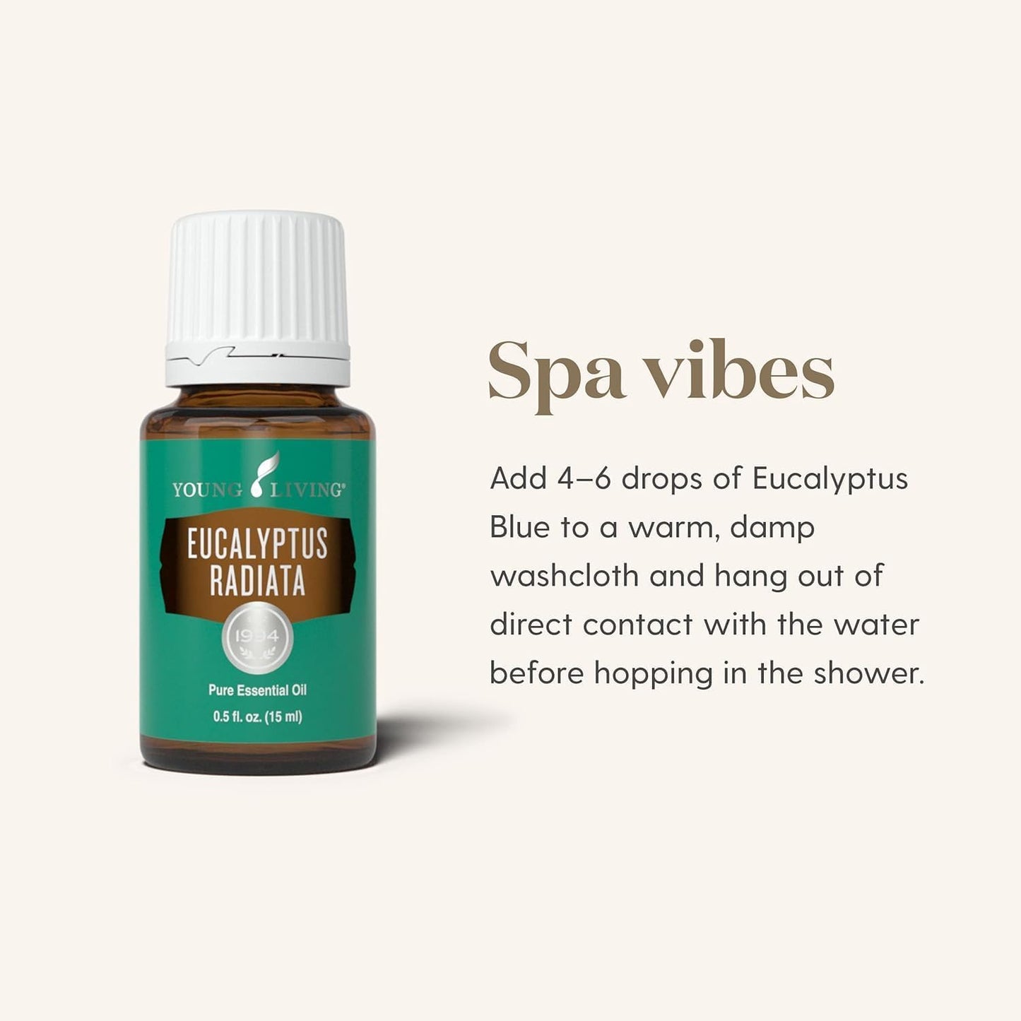 Young Living Eucalyptus Globulus Essential Oil 15ml โ Natural, Organic, Soothing & Cooling