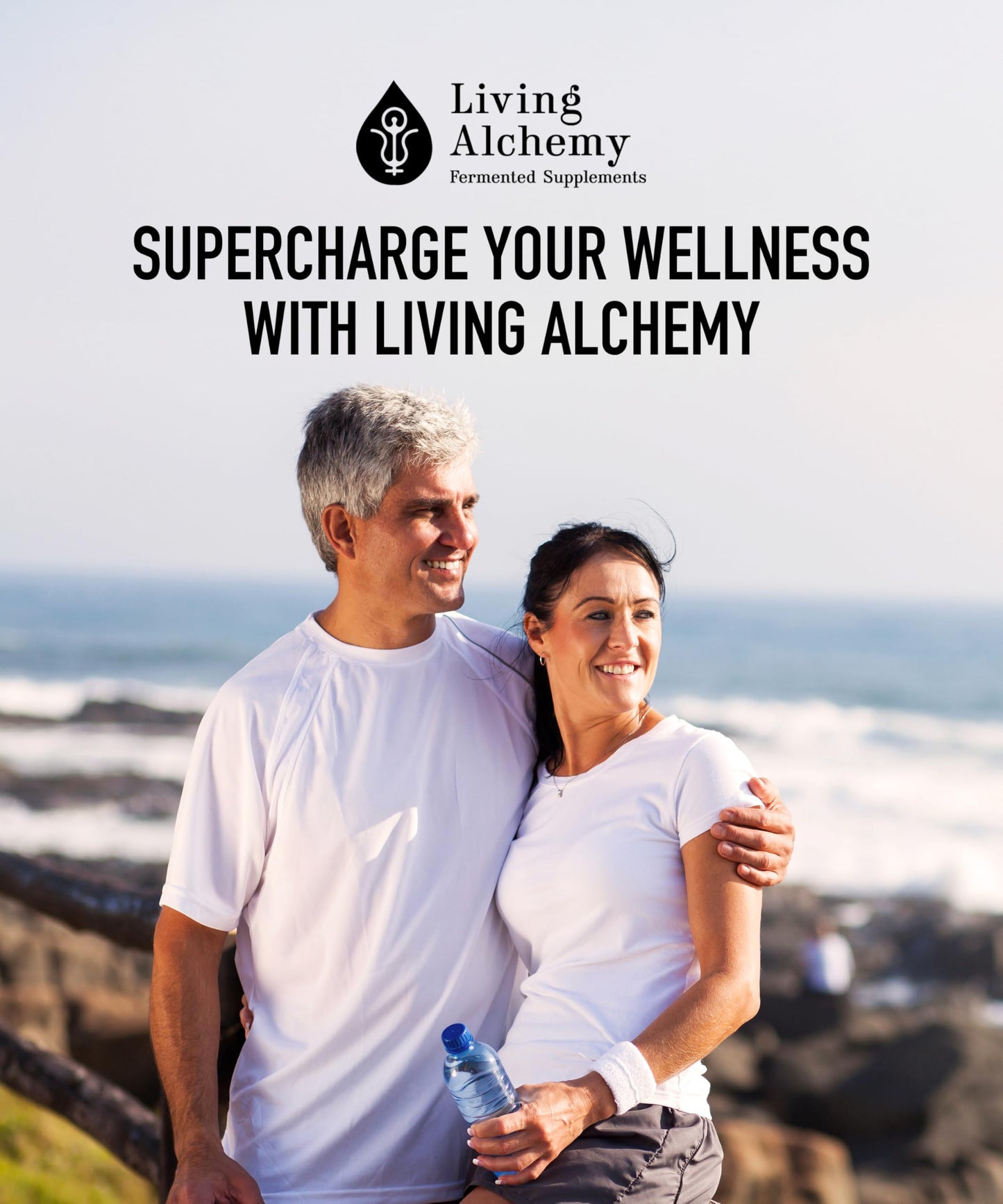 Your Flora Probiotic Terrain โ Non-GMO Probiotics with Fermented Soybean, Aloe Vera, & Slippery Elm for Gut Balance & Digestion | Living Alchemy, 60 Pcs