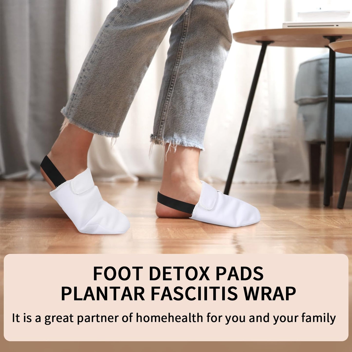 YUCOBE Castor Oil Pack Wrap for Feet โ 2 Pcs Foot Detox Pads