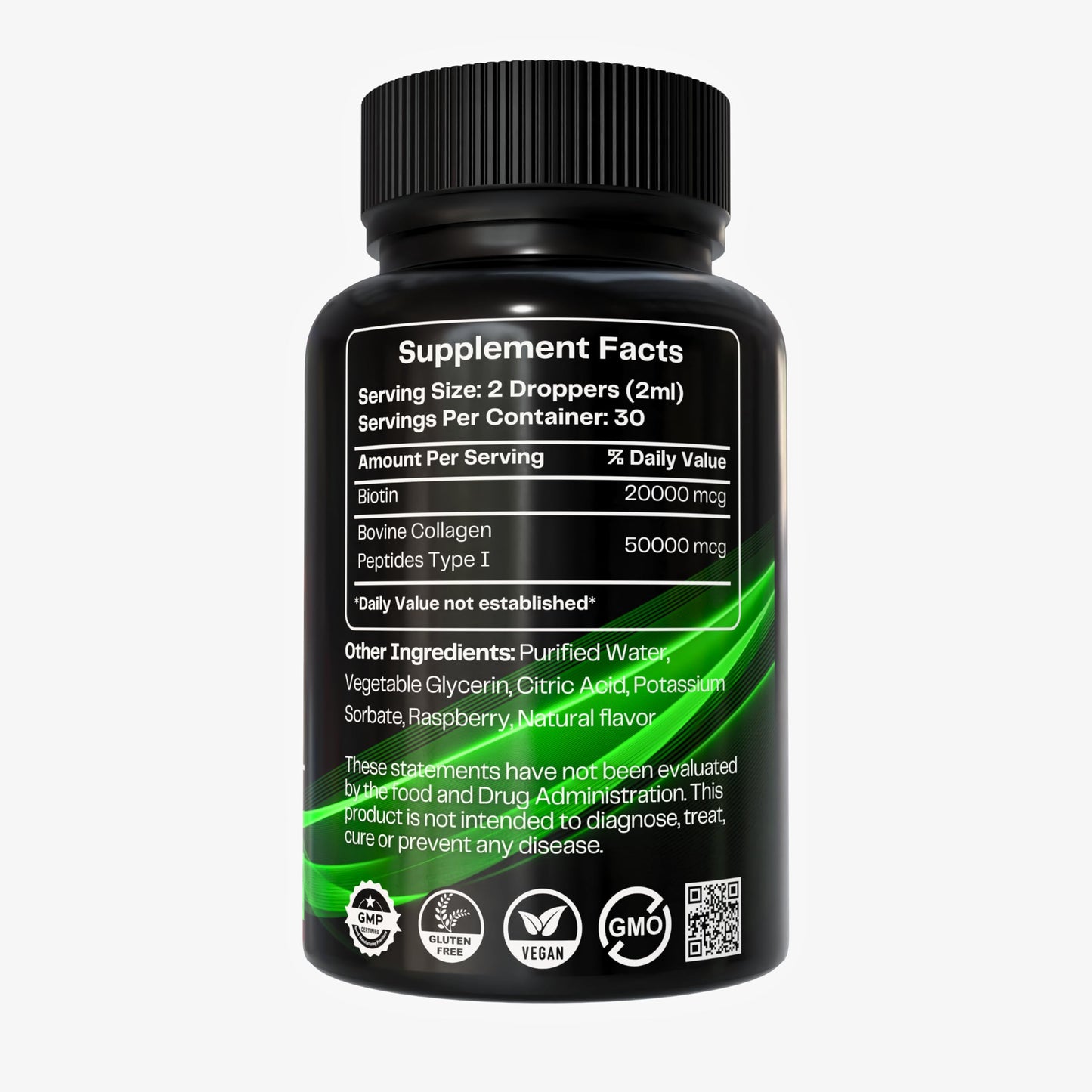 ZAFiNCO 30000 mcg Biotin Hair Skin Nails โ High Potency, Hyaluronic Acid | 60 Capsules | Made in USA