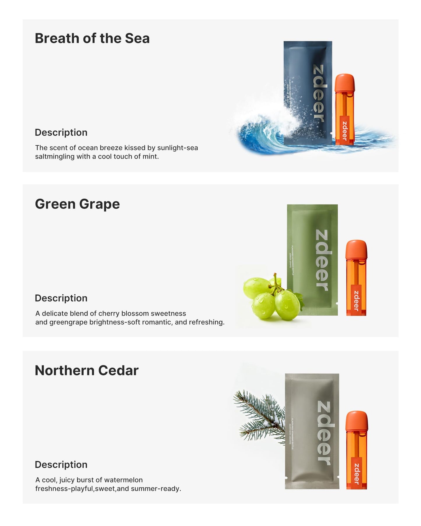 ZDEER Smart Electric Oral Spray โ Probiotic Mouth Spray, Alcohol-Free, Travel Size, 3 Flavor Cartridges