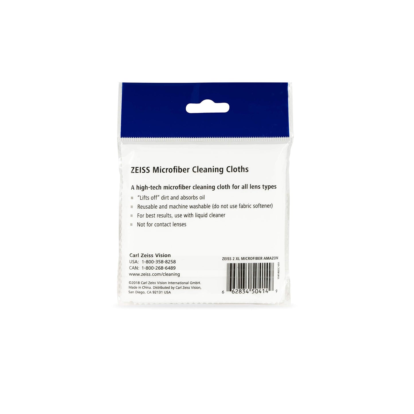 ZEISS MicroFiber Lens Cleaning Cloth โ Jumbo Size (Pack of 2)