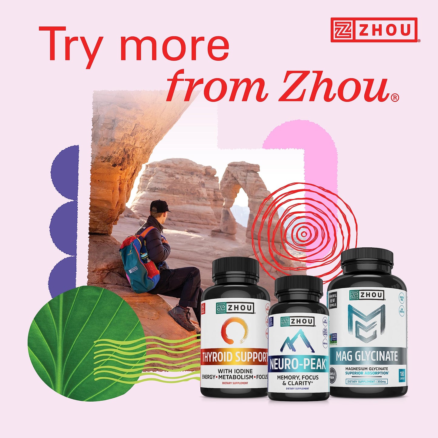 Zhou Methyl B12 โ 5000 mcg Methylcobalamin B12 Lozenges, Vegan