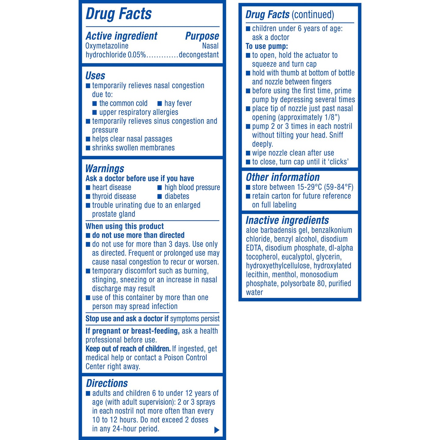 Zicam Intense Sinus Relief Nasal Spray β 0.5 Fl Oz (Menthol & Eucalyptus, No-Drip)