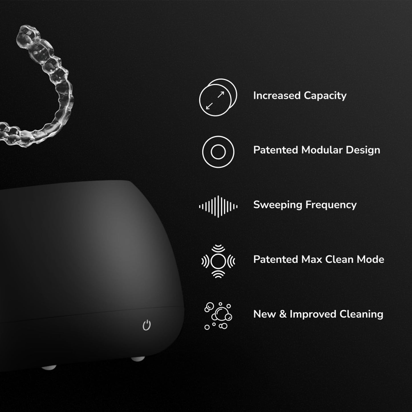 Zima Dental Pod PRO: Ultrasonic Retainer Cleaner โ Aligners & Mouthguards