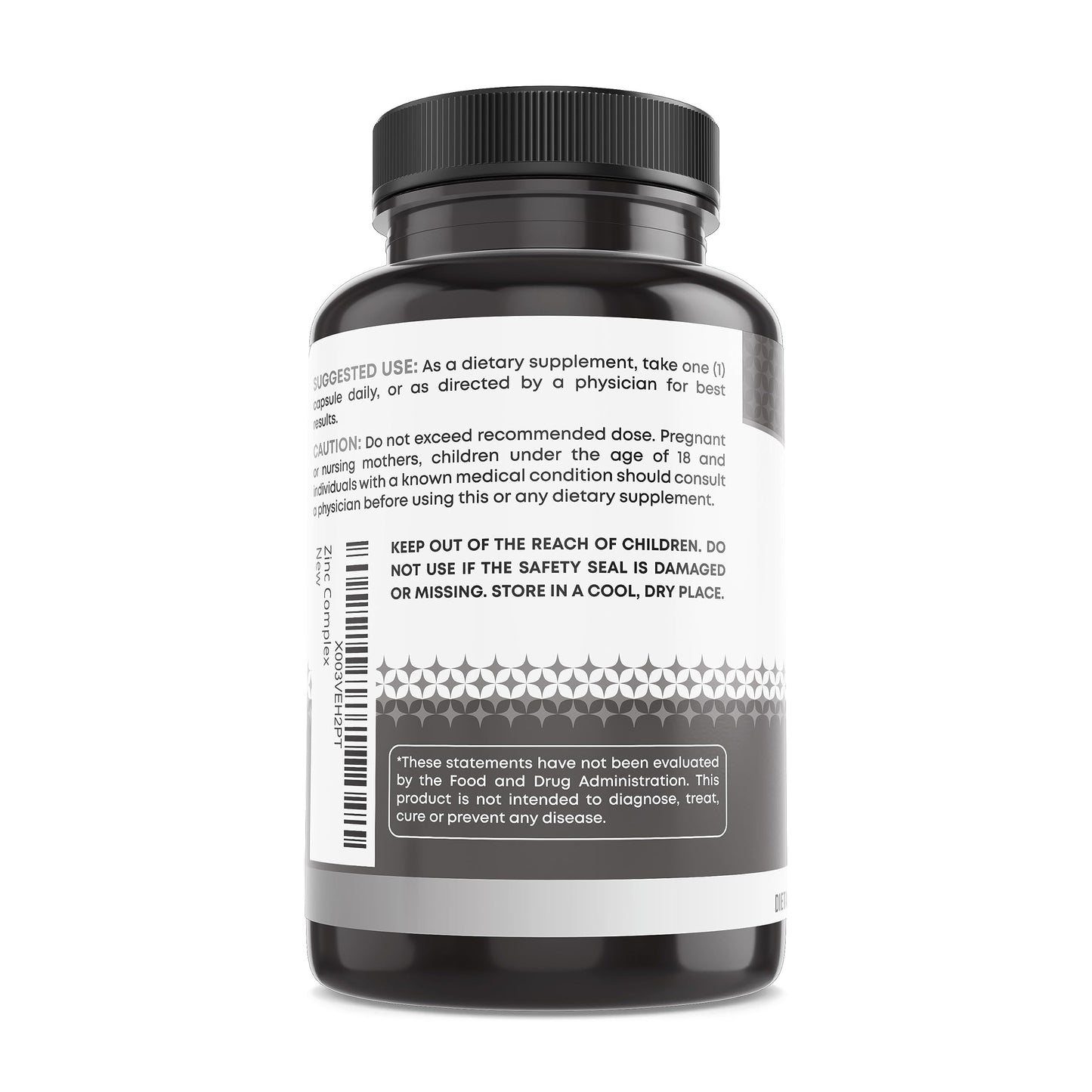 Zinc Complex Capsules with Enhanced Absorption โ Immune Support | Ancient Bliss (60 Caps)