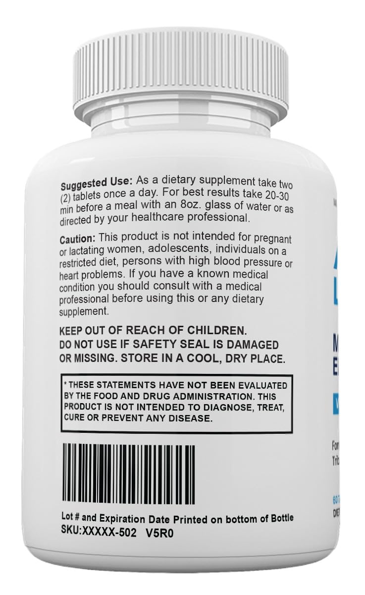 Zonata Official Alpha Labs Dietary Supplement for Men โ Natural Energy & Performance (60 Tablets) | Alpha Labs Best Reviews