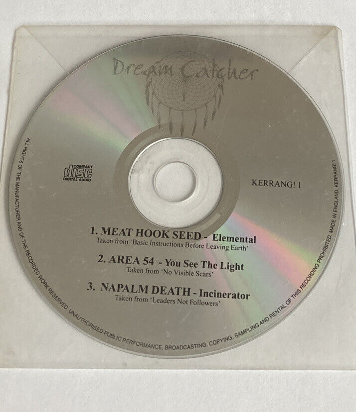 Kerrang – Dreamcatcher – rare sample feat Napalm Death, area 54 & meat hook seed